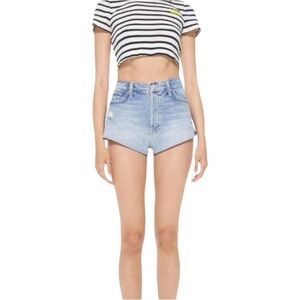 Mother Carolyn Murphy Cheeky Tomcat Shorts Limited Edition Women's Size 24 NWT